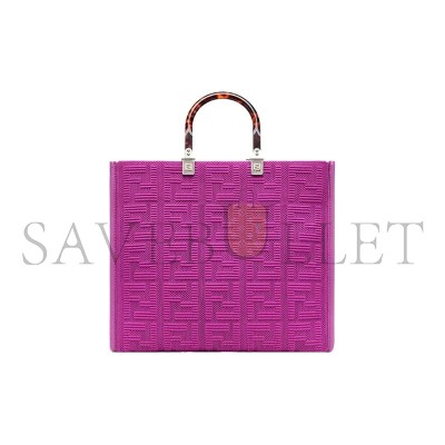 FENDI SUNSHINE MEDIUM FF TOP HANDLE TOTE BAG 8BH386AHWCF037T (36*33*13.5cm)